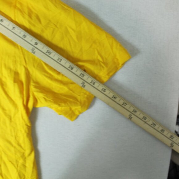 Nike Running Dri Fit Men Bright Yellow T-Shirt Short Sleeve Size XLT - Picture 2 of 7